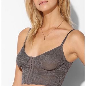 Grey Lace Bralette